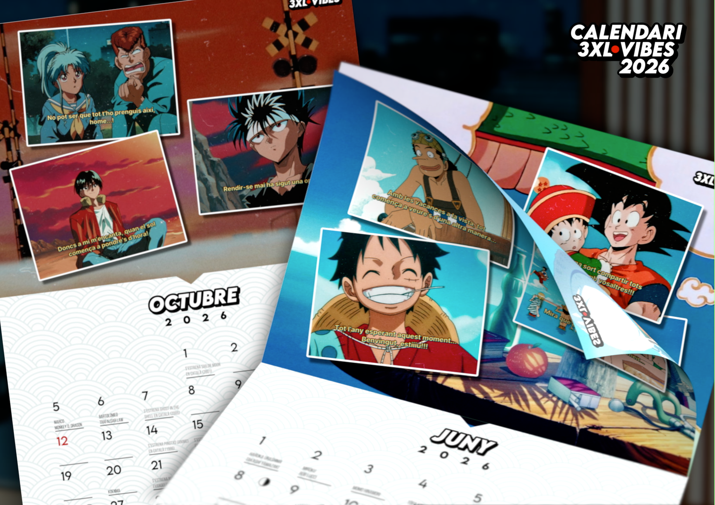 Calendario 3xlvibes 2026 📦 Versión Outlet