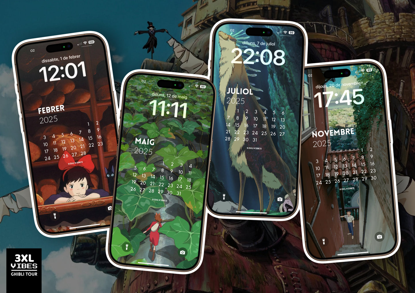 Calendari Ghibli Tour 2025